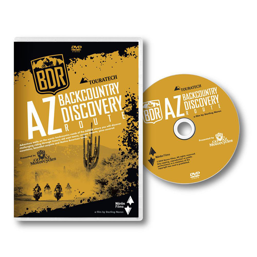 DVD Arizona AZBDR Backcountry Discovery Route