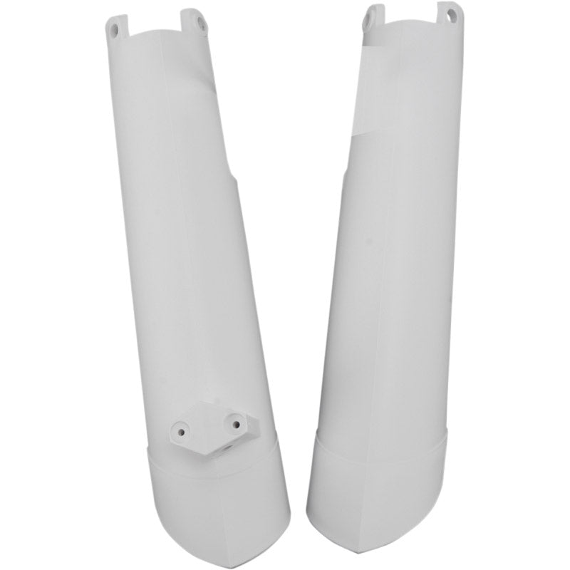 Lower Fork Cover Set White - KTM 08-15