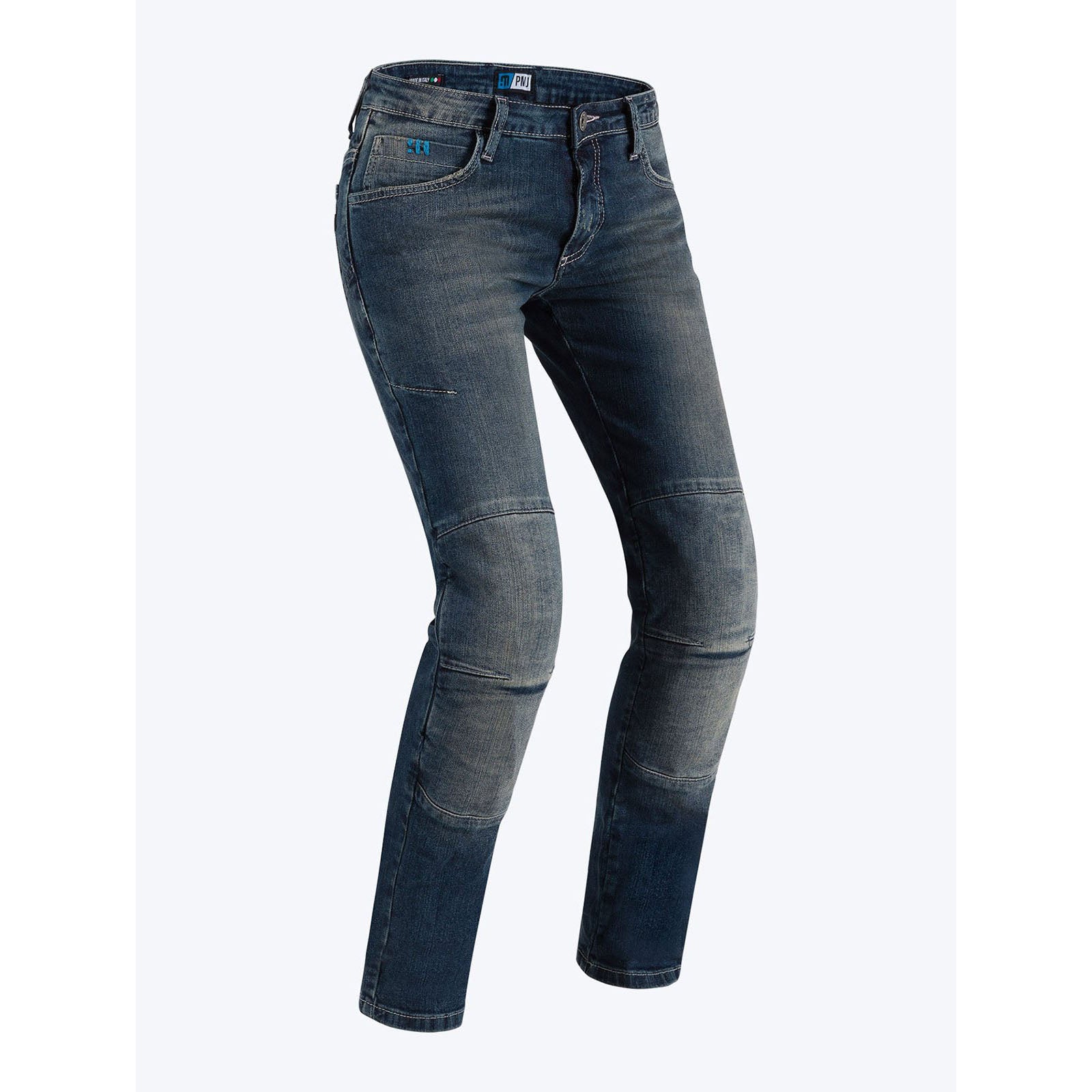 Jeans de Moto Femmes Bleu Medium New Florida