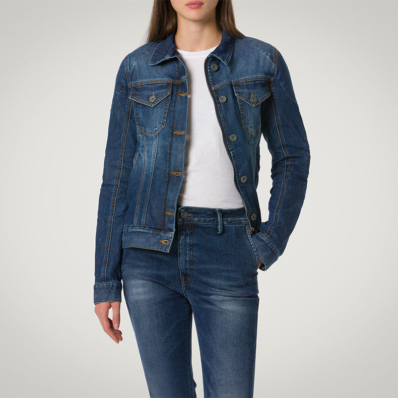 Manteau de Moto en Jeans Hommes West