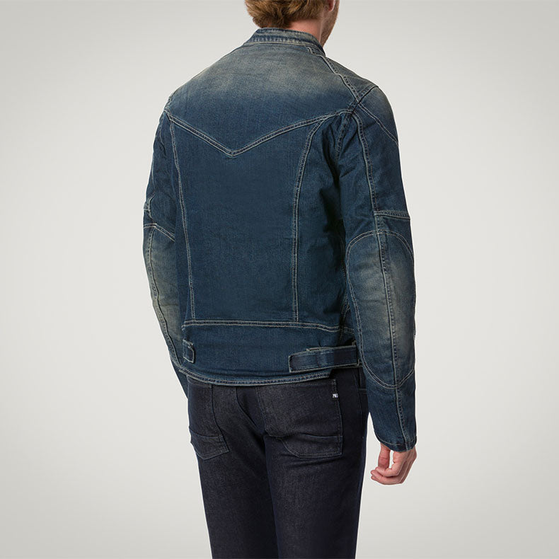 Miami Classic Men Jeans Riding Jacket