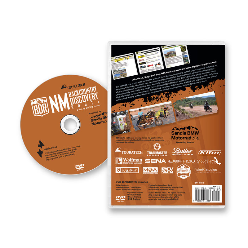 New Mexico NMBDR Backcountry Discovery Route DVD