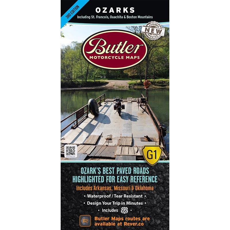 Ozarks G1 Butler Map - 3rd Edition