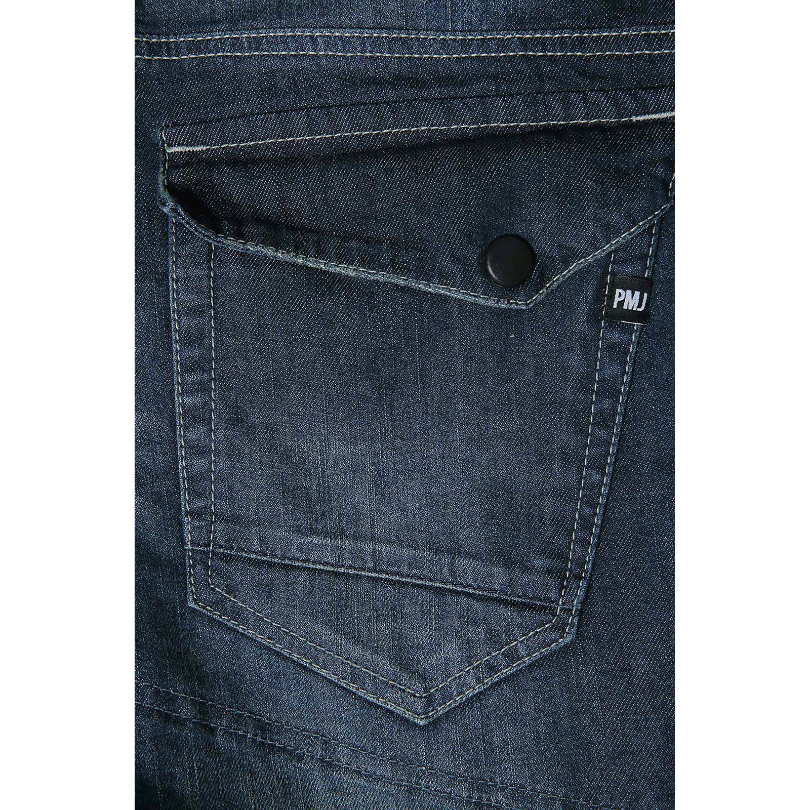 Jeans de Moto Hommes Noir Vegas