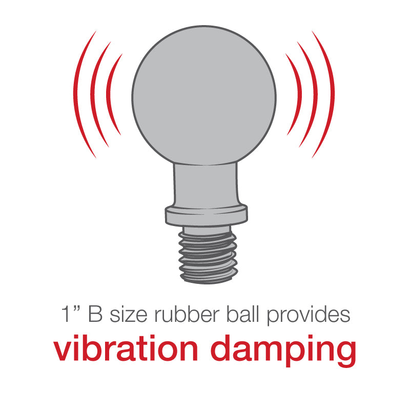 Ball Adapter with 3/8"-16 Threaded Post