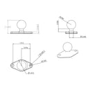 RAM Diamond Ball Base