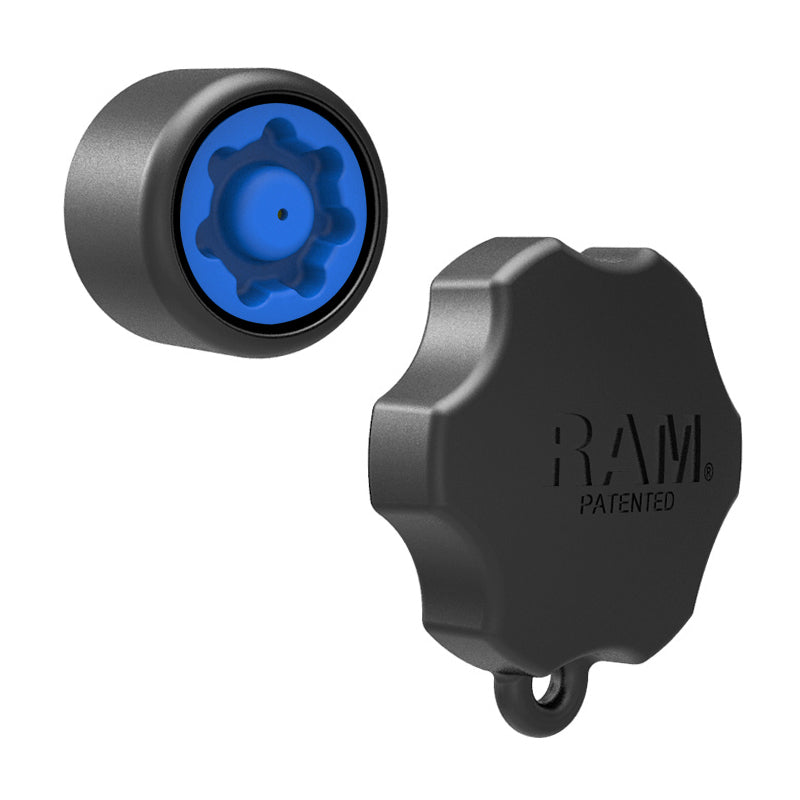 RAM Pin-Lock Security Knob for B Size Socket Arms
