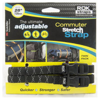 ROK Straps Light-Duty Black Reflective 28"x5/8"