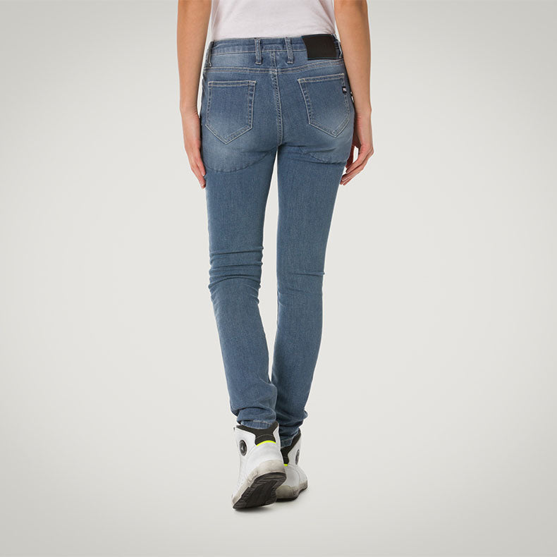 Jeans de Moto Femmes Skinny