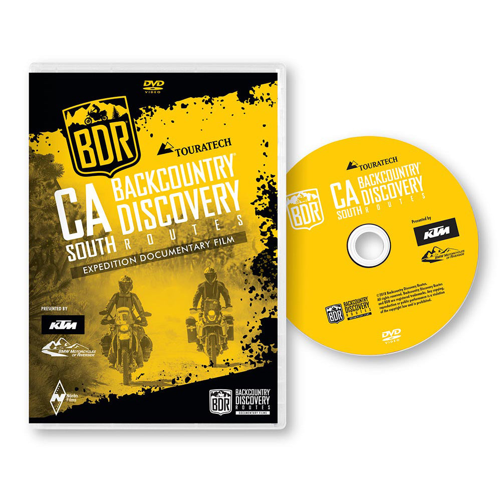 DVD Californie du Sud CABDR-S Backcountry Discovery Route DVD