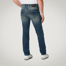 Street Men Riding Jeans