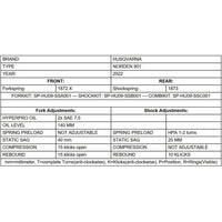 Ressorts Progressifs de Fourche - Husqvarna Norden 901