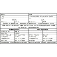 Progressive Fork Springs Standard or 30mm Lowering - BMW F800GS 24-, F750GS 2018 and up