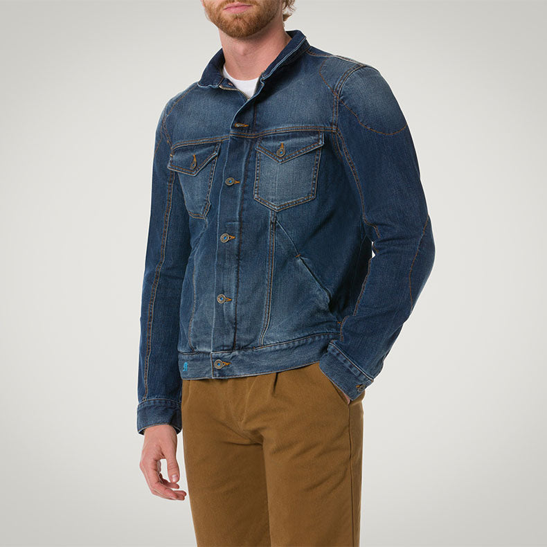 West Men Jeans Riding Jacket