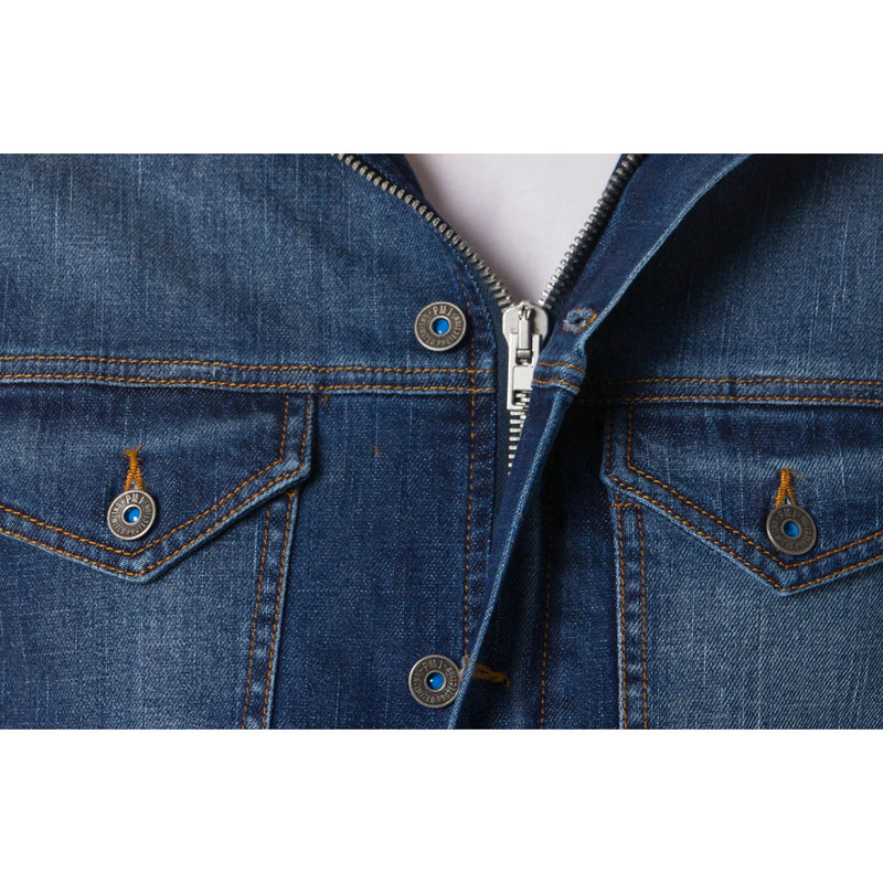 Manteau de Moto en Jeans Hommes West