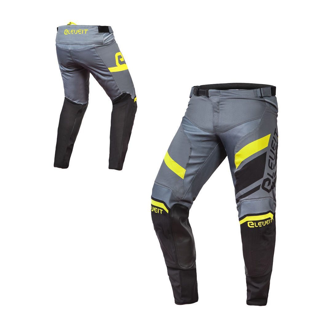 X-Legend Grey/Yellow Men Pant