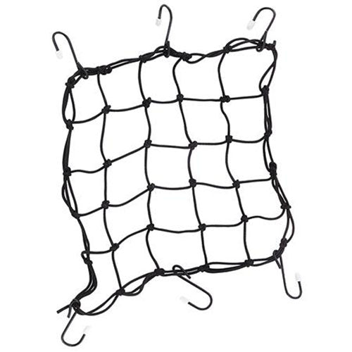Cargo Net 15"x15" Black 6 Hooks