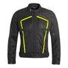 Manteau Hommes Noir/Jaune Air