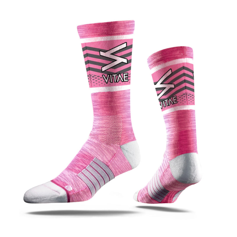 Vented Pink Adult Technical Socks